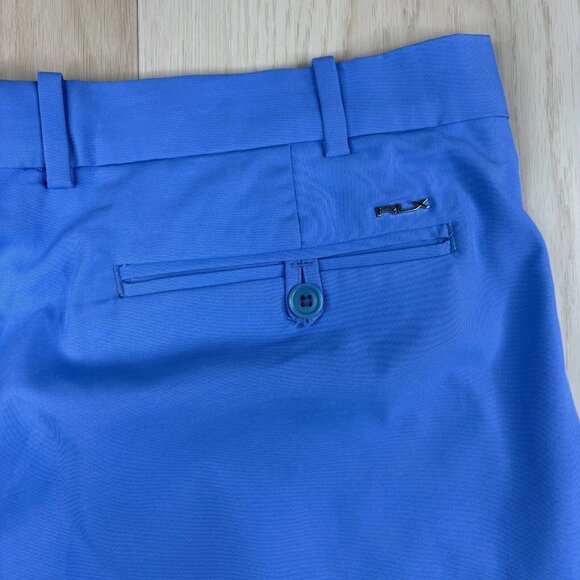RLX Ralph Lauren Mens Blue Classic Fit Performance Golf Club Shorts Size 38 - Picture 9 of 10